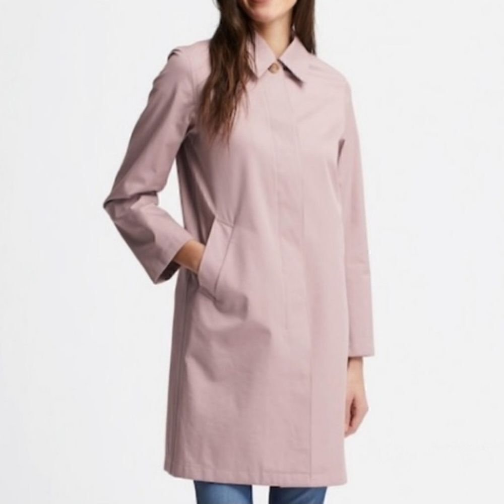 NWT XXL Mauve Blockteck trench coat